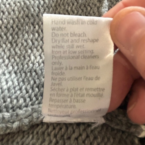 Triple Five Soul full zip Cowichan style sweater wool blend size small - Picture 12 of 12